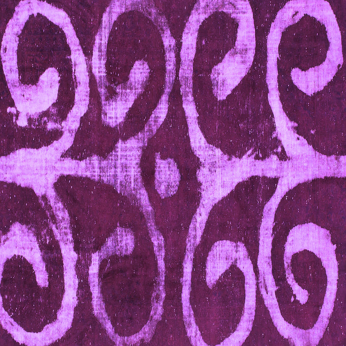 Square Abstract Purple Modern Rug, abs1363pur