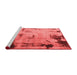 Modern Red Washable Rugs