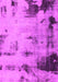Machine Washable Abstract Pink Modern Rug, wshabs1364pnk
