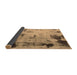 Sideview of Abstract Brown Modern Rug, abs1364brn