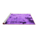 Sideview of Machine Washable Abstract Purple Modern Area Rugs, wshabs1364pur