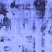 Square Machine Washable Abstract Blue Modern Rug, wshabs1364blu
