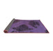 Sideview of Abstract Purple Modern Rug, abs1366