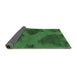 Sideview of Abstract Emerald Green Modern Rug, abs1366emgrn