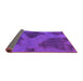 Sideview of Abstract Purple Modern Rug, abs1366pur