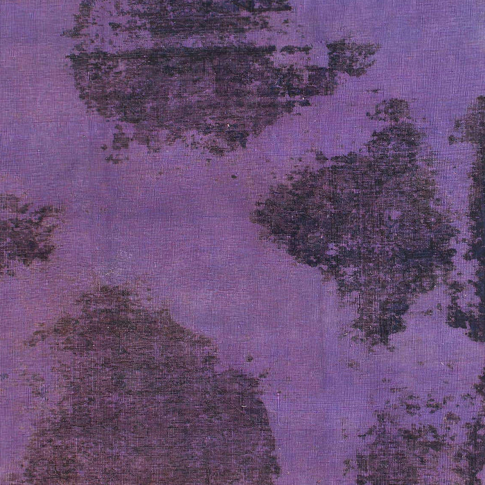 Machine Washable Abstract Purple Flower Purple Rug, wshabs1366