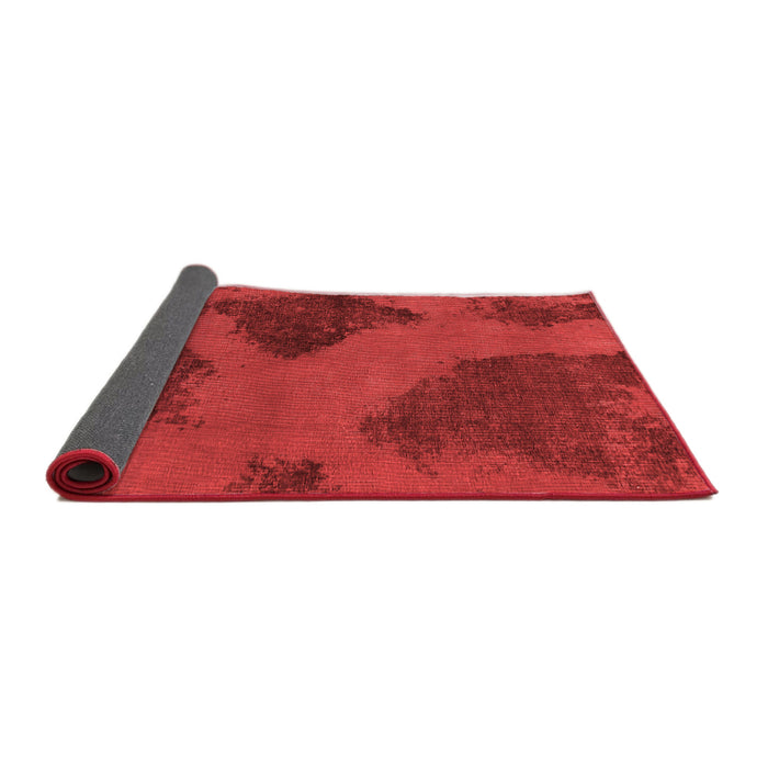 Abstract Red Modern Area Rugs