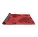 Abstract Red Modern Area Rugs