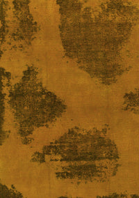 Abstract Yellow Modern Rug, abs1366yw