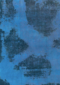 Abstract Light Blue Modern Rug, abs1366lblu