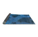 Sideview of Abstract Light Blue Modern Rug, abs1366lblu