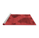 Modern Red Washable Rugs