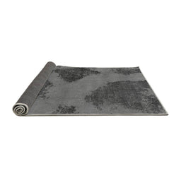Sideview of Abstract Gray Modern Rug, abs1366gry