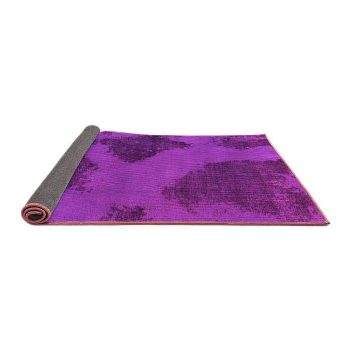 Sideview of Abstract Pink Modern Rug, abs1366pnk