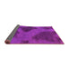 Sideview of Abstract Pink Modern Rug, abs1366pnk