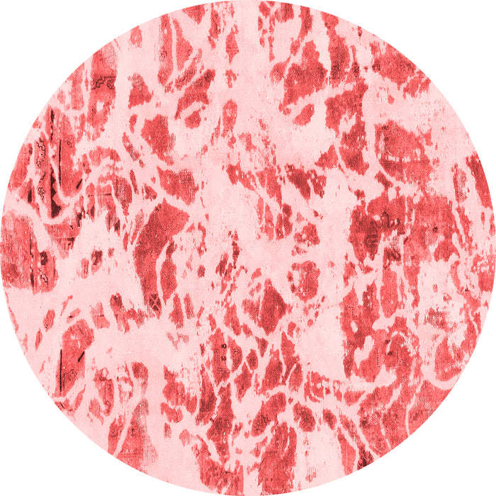 Machine Washable Abstract Red Modern Rug, wshabs1367red