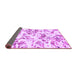 Sideview of Abstract Purple Modern Rug, abs1367pur