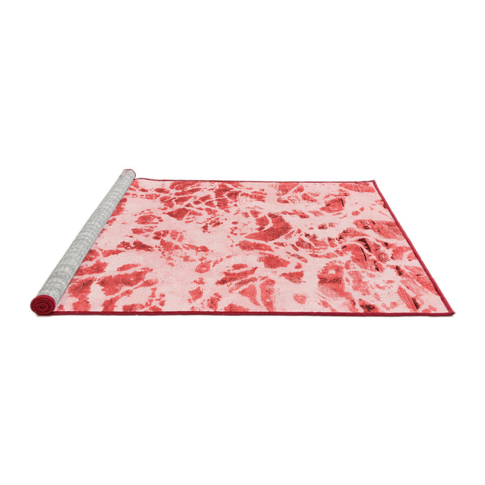 Modern Red Washable Rugs