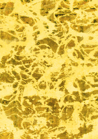 Abstract Yellow Modern Rug, abs1367yw