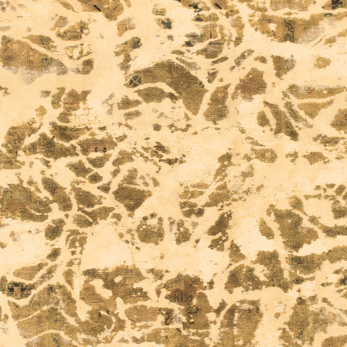 Machine Washable Abstract Brown Modern Rug, wshabs1367brn