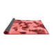 Abstract Red Modern Area Rugs