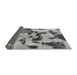 Sideview of Abstract Gray Modern Rug, abs1368gry