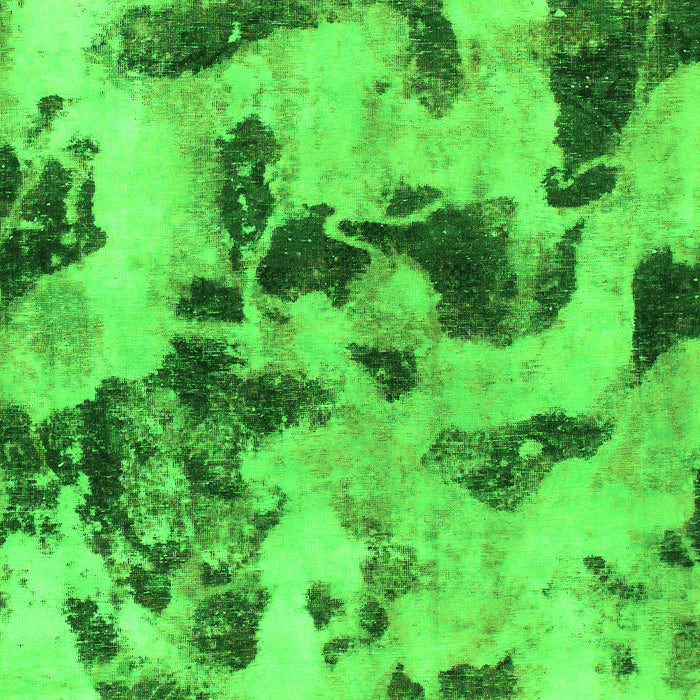 Machine Washable Abstract Green Modern Area Rugs, wshabs1368grn