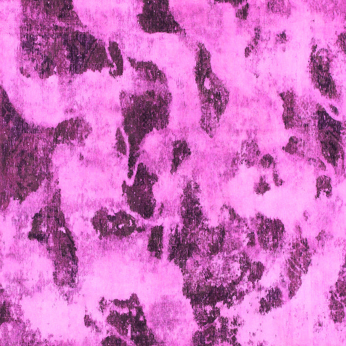 Square Machine Washable Abstract Pink Modern Rug, wshabs1368pnk