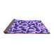 Sideview of Abstract Purple Modern Rug, abs1369pur