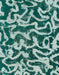 Machine Washable Abstract Medium Teal Green Rug, wshabs1369