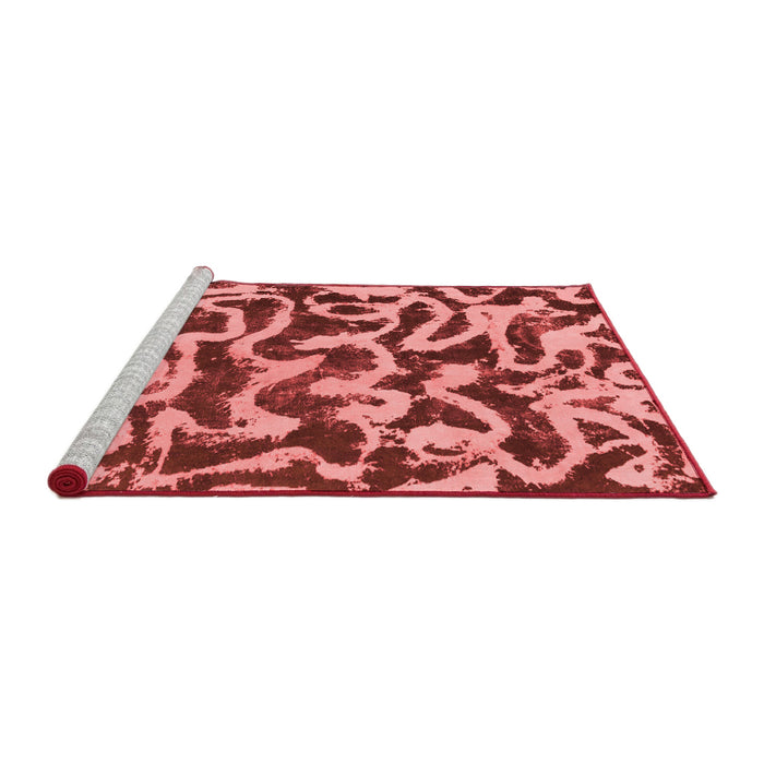Modern Red Washable Rugs
