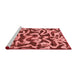 Modern Red Washable Rugs