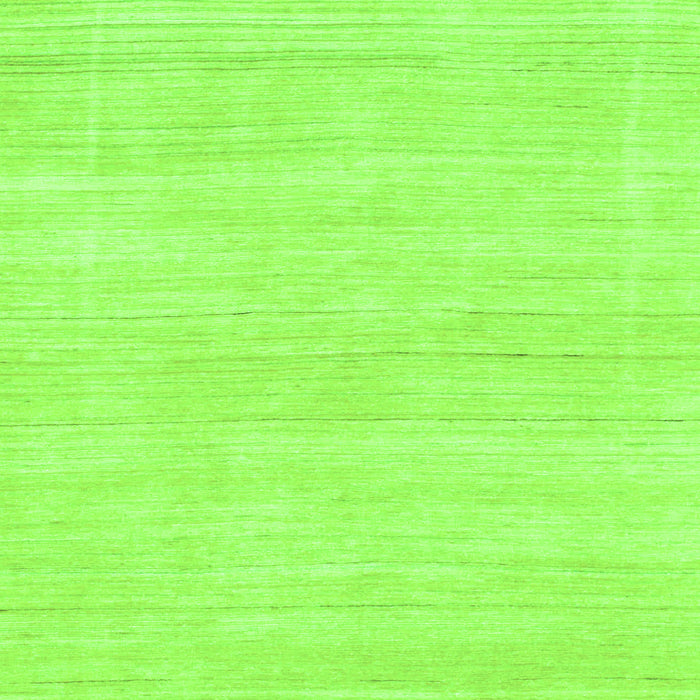 Square Machine Washable Solid Green Modern Area Rugs, wshabs136grn