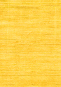 Solid Yellow Modern Rug, abs136yw