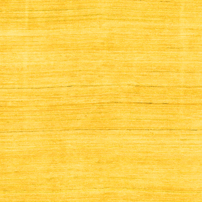 Machine Washable Solid Yellow Modern Rug, wshabs136yw