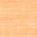 Square Solid Orange Modern Rug, abs136org