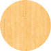 Round Solid Brown Modern Rug, abs136brn