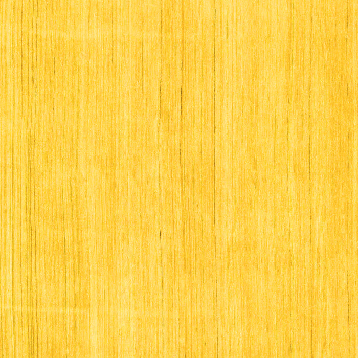 Square Solid Yellow Modern Rug, abs136yw