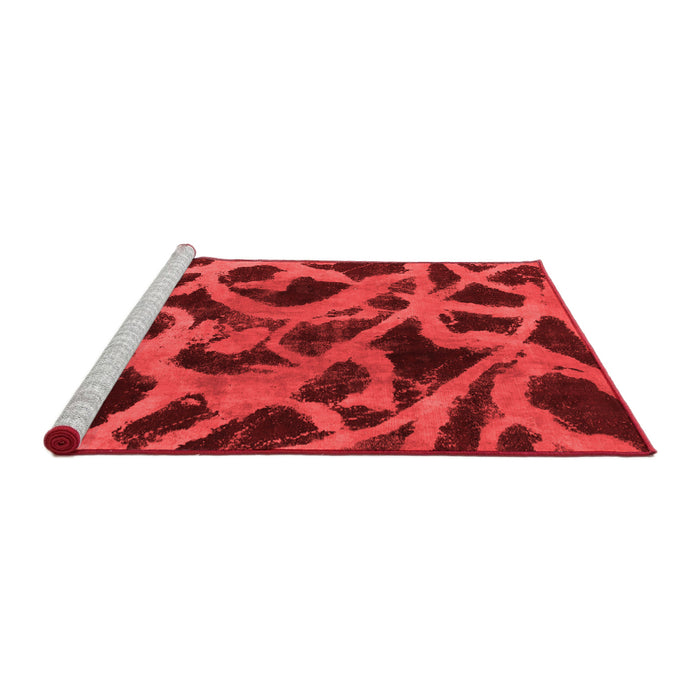 Modern Red Washable Rugs