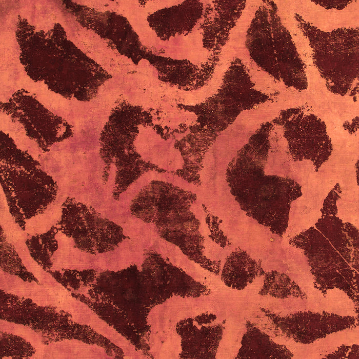 Machine Washable Abstract Orange Modern Area Rugs, wshabs1370org