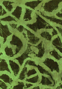 Abstract Green Modern Rug, abs1370grn