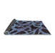 Sideview of Abstract Light Blue Modern Rug, abs1370lblu