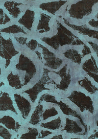 Abstract Turquoise Modern Rug, abs1370turq