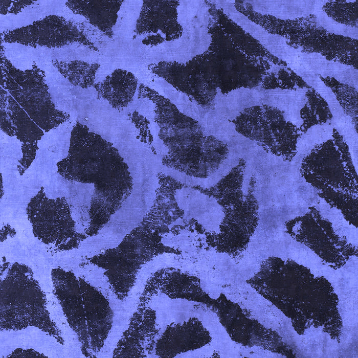 Machine Washable Abstract Blue Modern Rug, wshabs1370blu