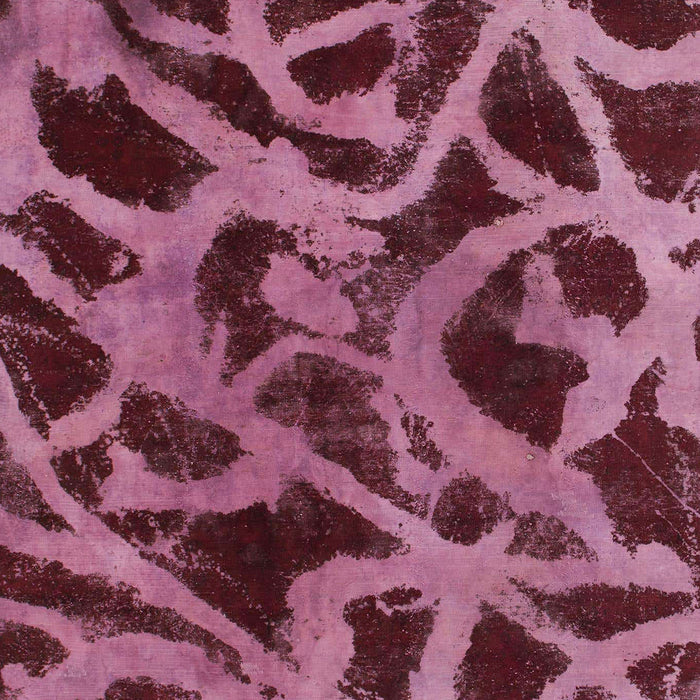 Machine Washable Abstract Vermilion Red Rug, wshabs1370