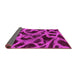 Sideview of Abstract Pink Modern Rug, abs1370pnk