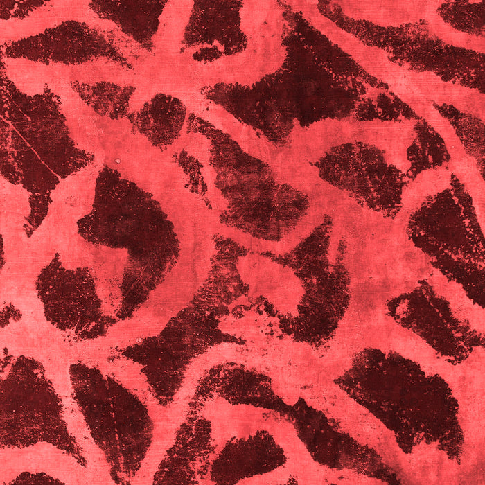 Machine Washable Abstract Red Modern Rug, wshabs1370red