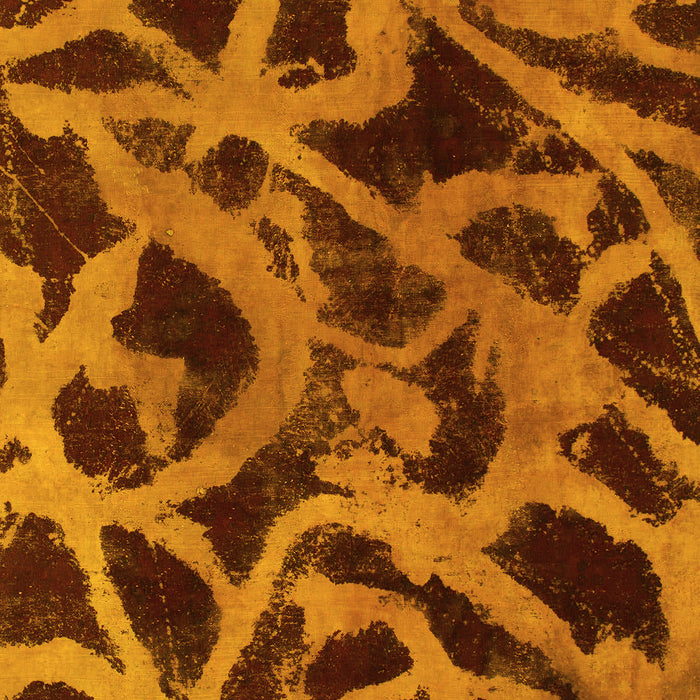 Machine Washable Abstract Yellow Modern Rug, wshabs1370yw