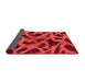 Abstract Red Modern Area Rugs