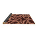 Sideview of Abstract Brown Modern Rug, abs1370brn